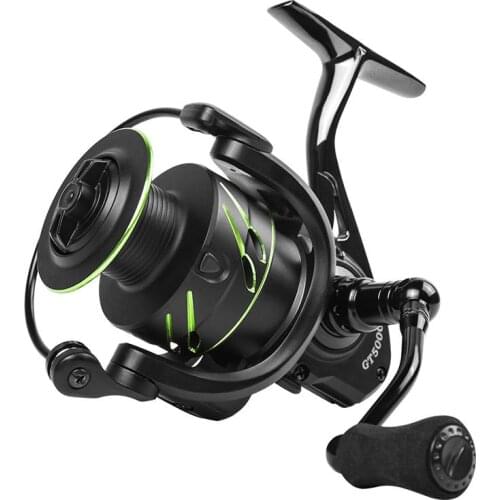 5.0:1 High Speed Metal Fishing Spinning Reel with CNC Grip 13+1 GT2000-7000 Fishing Wheel Spool Coil Carp Saltwater Accessories