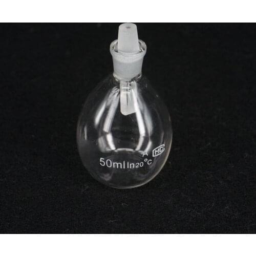 50ml Glass Specific Gravity Bottle Pycnometer Class A Science Labware Medical