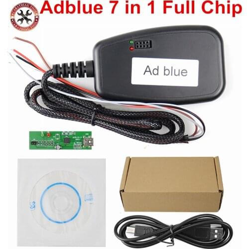 ADblue 7In1 With Programming Adapter Emulator adblue Emulation Module 7 in 1 for trucks Free Shipping