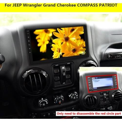 For JEEP Wrangler Grand Cherokee COMPASS PATRIOT 2Din Car Radio Android Multimedia Autoradio Stereo Player GPS Navi Head Unit