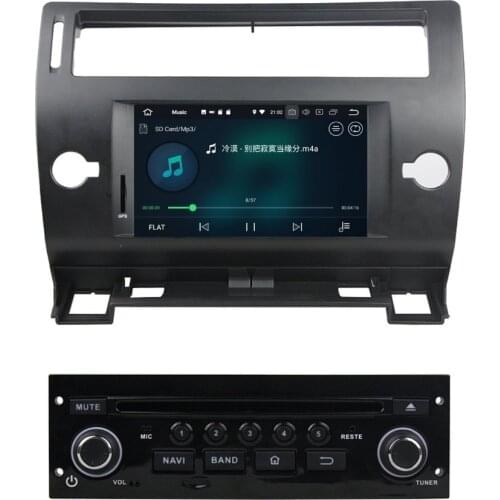4GB+32GB Octa Core Android 8.0 Car Audio DVD GPS for Citroen C4 2005 2006 2007 2008 2009 2010 2011 Car Radio WIFI Bluetooth