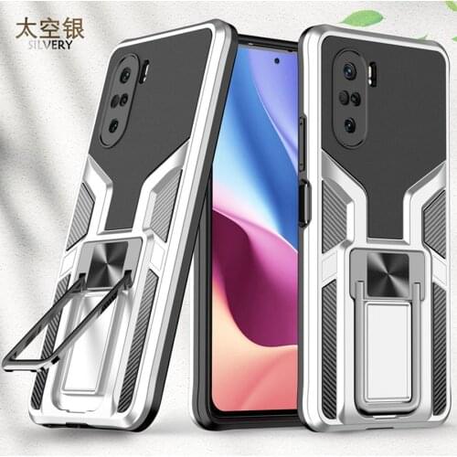 Armor Bumper Case for Xiaomi 11i Luxury Stand Back Phone Case Mi 11i 11 i Magnetic Car Holder Cover Mi 11i Cases Shockproof