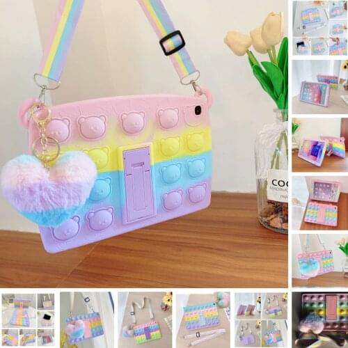 Kid Silicone for Samsung Galaxy S6 Lite P610 Tab A7 Lite 8.7 T220 T225 A7 10.4 T500 A 8.0 T290 Tab A 10.1 T510 Tablet Case Cover