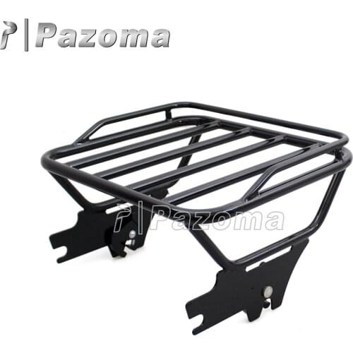 For Harley Electra Glide Road King FLHT FLHX FLTR 1997-2008 Motorcycle Detachable Two-Up Passenger Luggage Rack