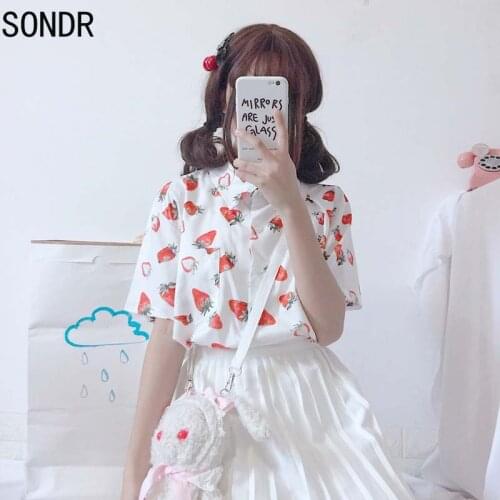 Kawaii Girl Women's Printed Shirts