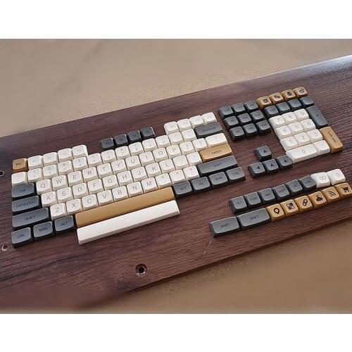 Keycap XDA Configuration PBT125 PCs/ Set QQ Keycap For Mechanical Keyboard Is Suitable For FL980 AKKO3084 Rk860