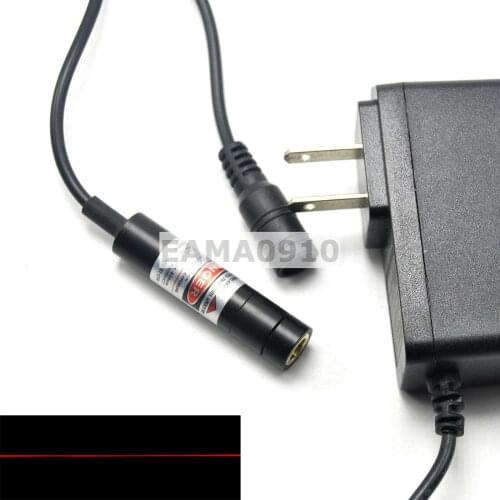 Red Line Laser Module Focusable 650nm 5mW 12x55mm High Precision Laser Locator