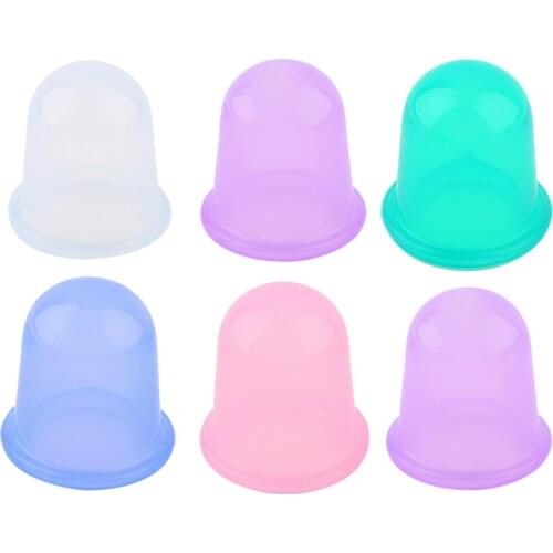 Hot 2021 1pc Family Body Massage Helper Anti Cellulite Vacuum Silicone Cupping Cups Hygroscopic cupping device Health massage