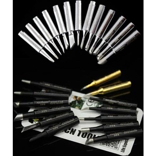MECHANIC 900M T 936 Solder Iron Tips Lead Free Anti Static Welding Tips Universal Fast Heating Solder Iron Tip Replacement
