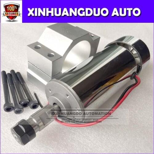 48V CNC DC spindle motor 400w for CNC Engraving Machine,with fan + ER11A collets motor spindle for engraver