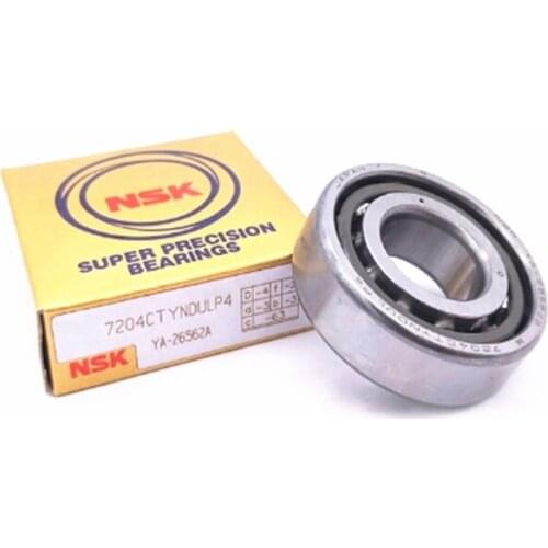 NSK Brand 1 Pair 7011 H7011C 2RZ P4 DT DB A 55x90x18 Sealed Angular Contact Bearings Speed Spindle Bearings CNC ABEC-7