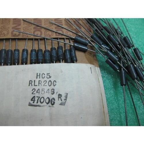 Original new 100% RLR20C4700GR 470R 2% 1/2W metal film resistor (Inductor)