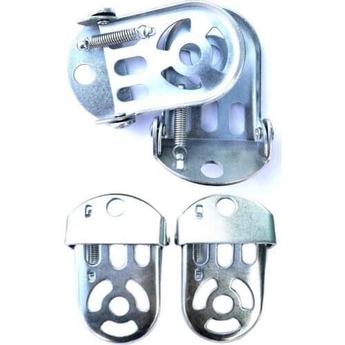 1Pair Anti-slip Bicycle Pedal Ultralight Quick Release Universal Folding Medium Bicycle Rear Pedal for Children E-Bike Accessory