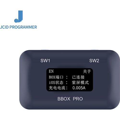 JC B-BOX DFU BLACK TOOL for iPhone A7-A11 One Key Purple Mode No Disassembly Required HDD Reading PAD Programming Same DFU BOX