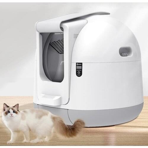 Cat Smart Toilet Litter Box Automatic Feces Shoveling Machine Enclosed Large Electric Anti-splashing Meow Intelligent Toilet