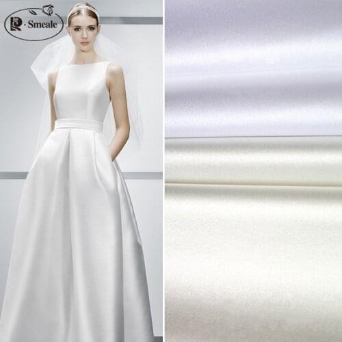 New fashion wedding decoration polyester fabric Silk Satin Fabric Wedding Satin Fabric for Sewing and Party Decoration RS2053