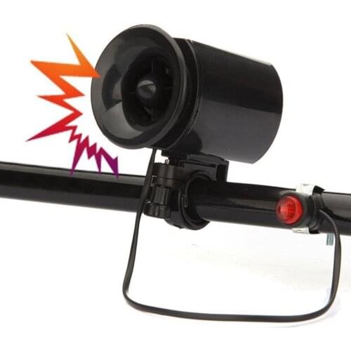 Universal Electric Horn Loud Bike Bicycle Horn Bicycle Bell Safety Cycling Riding Ring Alarm Safety Bell Bicycle Accessories