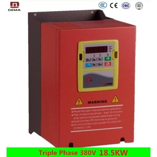 DEMA D6B Series High Torque High Power Vector 18.5KW 380V AC Variouble Frequency Inverter Drive Industrial Washing Machine Use