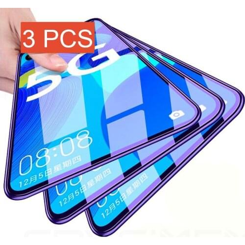 3PCS Full Screen Protective Tempered Glass Film Redmi S2 GO Mi A3 A2 Protector Film For Xiaomi Mi 10 Lite A1 POCO F1 K20 K30