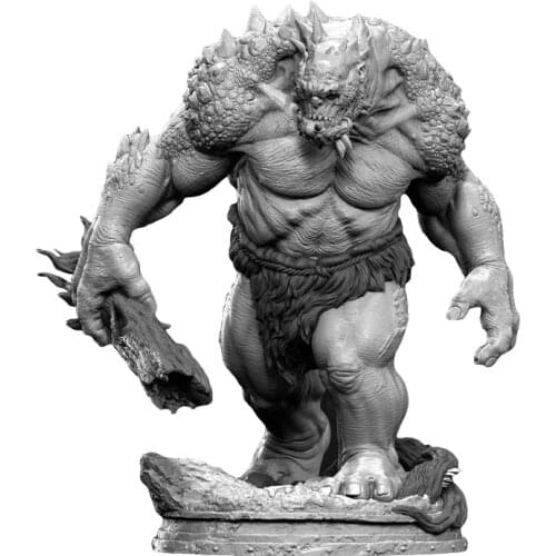1/32 56mm 1/24 75mm Resin Model Kits Tree Goblin Monster Figure Unpainted No Color DW-011