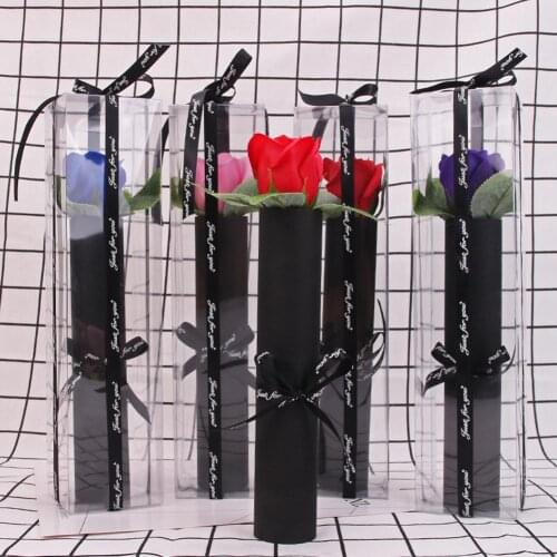 Hot 1Pc Artificial Soap Rose Carnation Flower Valentine Day Gift Present Home Decor