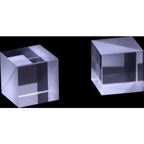 50*50*50mm Beam Splitter Prism N-BK7 Optical Glass Cube Dichroic Dispersion Splitting Ratio 50:50 optical instrument