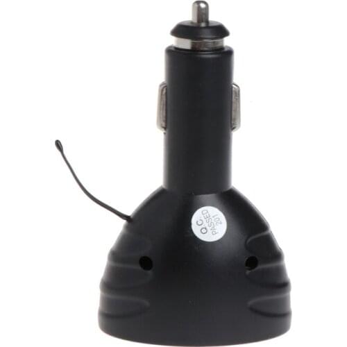 Car Digital LED Thermometer Voltmeter Auto USB Charger Battery Monitor Temperature Gauge