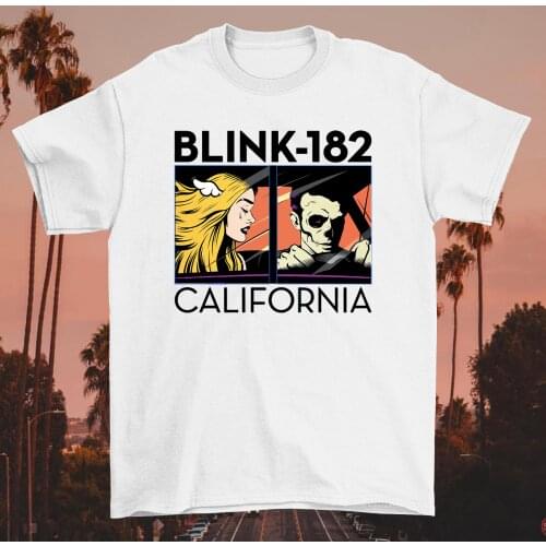 Blink 182 - California Tour Concert Cotton White Unisex S-234XL T-Shirt