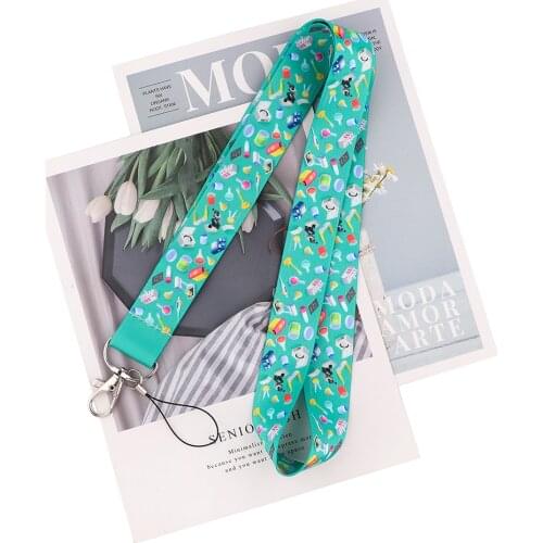 Flyingbee Chemistry Theme Key Chain Lanyard Neck Strap For Phone Keys ID Card Creative Lanyards For Student Child X2209