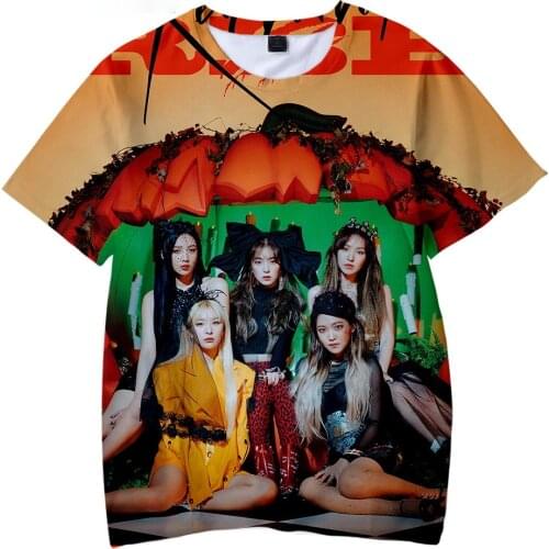 Red Velvet 3D Printed Children T-shirts Kpop Fashion Summer Short Sleeve Tshirts 2019 Hot Sale Casual Streetwear Kids Clothes