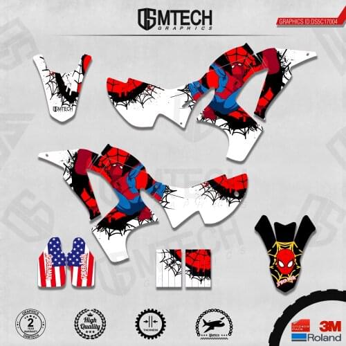 DSMTECH Customized Team Graphics Backgrounds Decals 3M Custom Stickers For 2017 2018 2019 2020 CRF250 RALLY 004