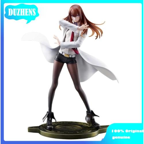 100% Original: Anime Steins;Gate Makise Kurisu Talented girl Action Figure Anime Figure Model Toys Figure Collection Doll Gift