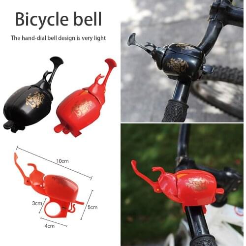 Black Red Bike Bicycle Bell Ring For Mountain Bike Cycling Horn Bike Bell Cycling Handlebar Alarm Ring Bicycle Accessories Bell