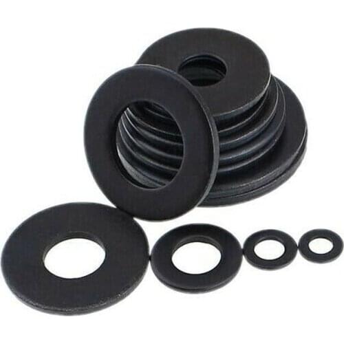 M2M2.5M3-M6 black 8.8 leve flat washer carbon steel washer thickened gasket