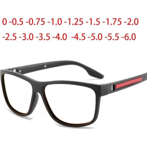 Classic Outdoor Sports Short Sight Glasses Customize Made Myopia Minus Prescription -0.5 -1.0 -2.0 To -6