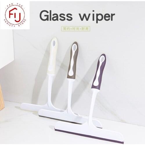 Window Squeegees Glass Cleaning Wiper Brush Eco-Friendly Soft Glass Scraper Glass Wiper Cleaner Helper Household Cleaning Tool