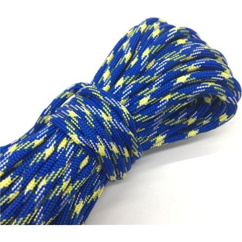 10yds Paracord 550 Parachute Cord Lanyard Rope Mil Spec Type III 7 Strand Climbing Camping Survival Equipment #Multicolor SZ140