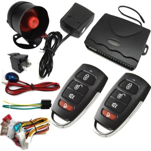 Anti-theft essential M802-8101 Car Security System Alarm Immobiliser Central Locking Shock Sensor