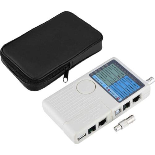 RJ45 / RJ11 / USB / BNC Network Tester LAN Cable Detector