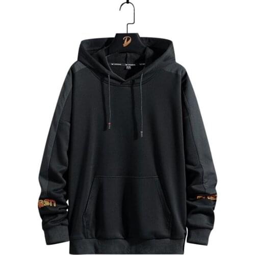 Spring Autumn Casual Loose Hoodie Sweatshirt MenS Hip Hop High Streetwear Clothes Large size Hoodies 7XL 8XL