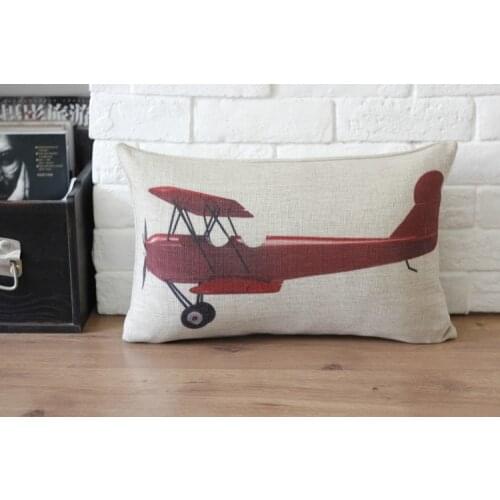 Helicopter pillow cover, plane pillow case, Lovely cartoon Helicopter waist pillow case pillowcase
