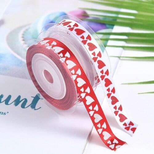 High Quality 5Yards/Roll Grosgrain Satin Ribbons For Wedding Christmas Party Decoration 10mm DIY Bow Craft Ribbons Card Gift