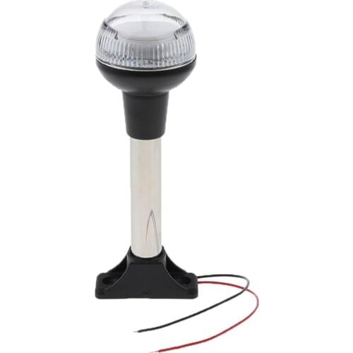 Anchor Light, 186mm White LED Marine Light. LED Boat Anchor Light, Outdoor Lighting, Plastic