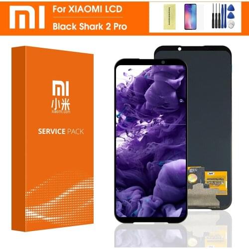 6.39" Super Amoled For Xiaomi Black Shark 2 Pro DLT-A0 LCD Display Screen+Touch Digitizer For BlackShark 2 SKW-H0 lcd display