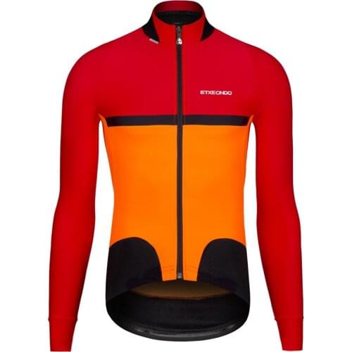 Etxeondo Winter Long Sleeve Fleece Warm 2021 Men Cycling Jersey Shirt Mtb Clothing Uniforme Maillot Roupa De Ciclismo Masculino