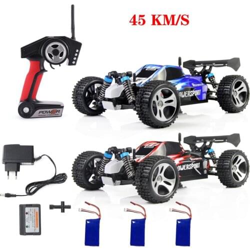 1:18 WLtoys High Speed Car A959 A959-B 2.4G 4CH Shaft Drive 45km/h RC Stunt Racing Off-Road Vehicle Car SUV Toy Gift Mini Car
