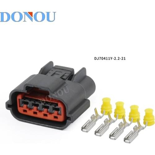 1set 4pin Suitable for nissan nissan teana motor generator plug monomer pump with terminals DJ70411Y-2.2-21