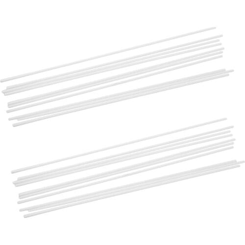 20pcs Plastic Round Tube Pipe Rod for Architectural Model Making DIY