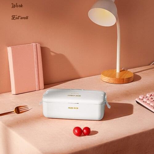 220V Multifunction Electric Lunch Box Water Free Lunch Heating Box Rice Cooker Constant Temperature Heating Mini Food Warmer