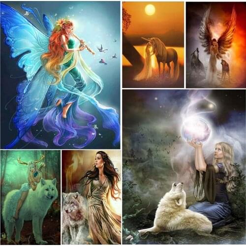 5D Diy Diamond Painting Character Landscape Square/Round Diamond Painting Embroidery Mosaic Kit HD Quality Handmade Products